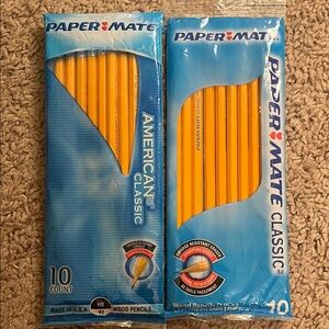 Two packs of Paper Mate Classic‎ #2 Wood Pencils